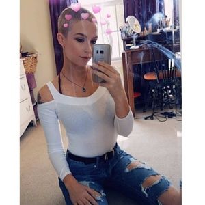 Express White Bodysuit